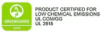 Greenguard Certified Low Chemical Emissions